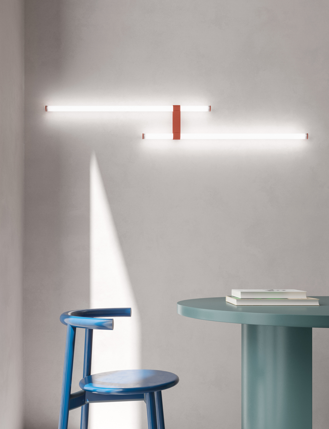 Lampada da Tavolo TRECE con Paralume in Finta Pelle by SOTTO LUCE - AMF  Mobili di Design